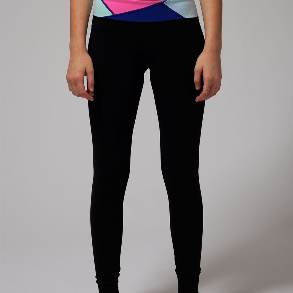 Aviva rhythmic tight quilted leggings reversible